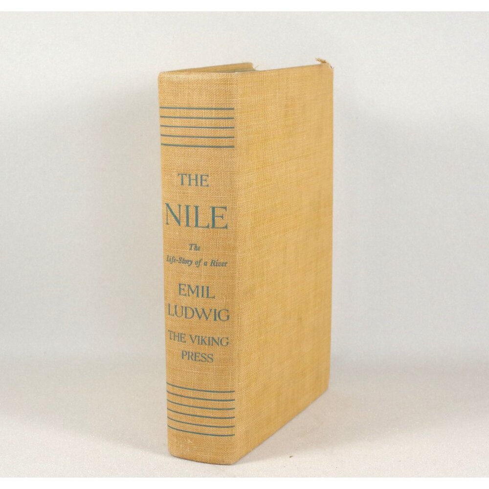 The Nile: The Life Story of a River, Emil Ludwig 1937 African Geography History